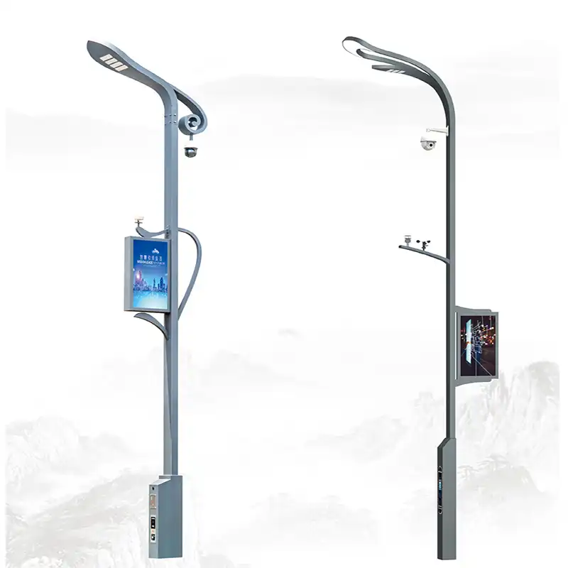 Artistic Curved Smart Pole