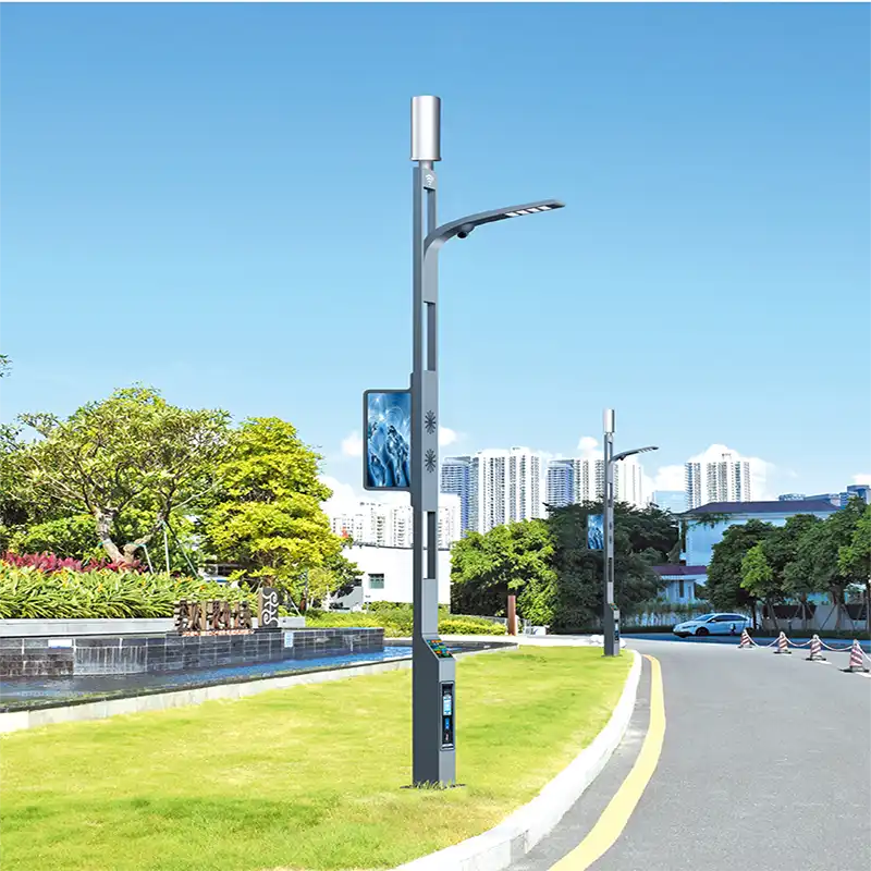 Industrial Grey Smart Pole