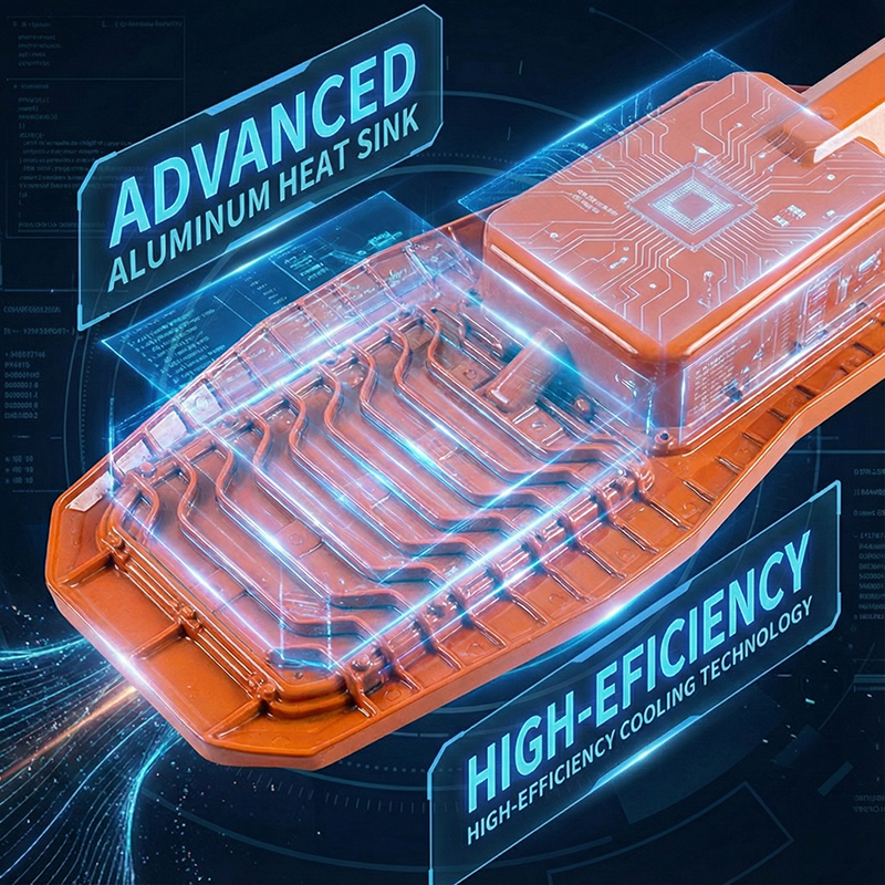 Heavy Duty ADC12 Aluminum Heat Sink for Solar Street Light