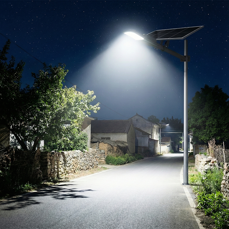 High lumen solar road lighting night effect