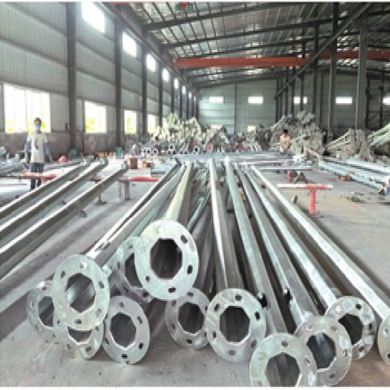 Pole straightening machine for straightness