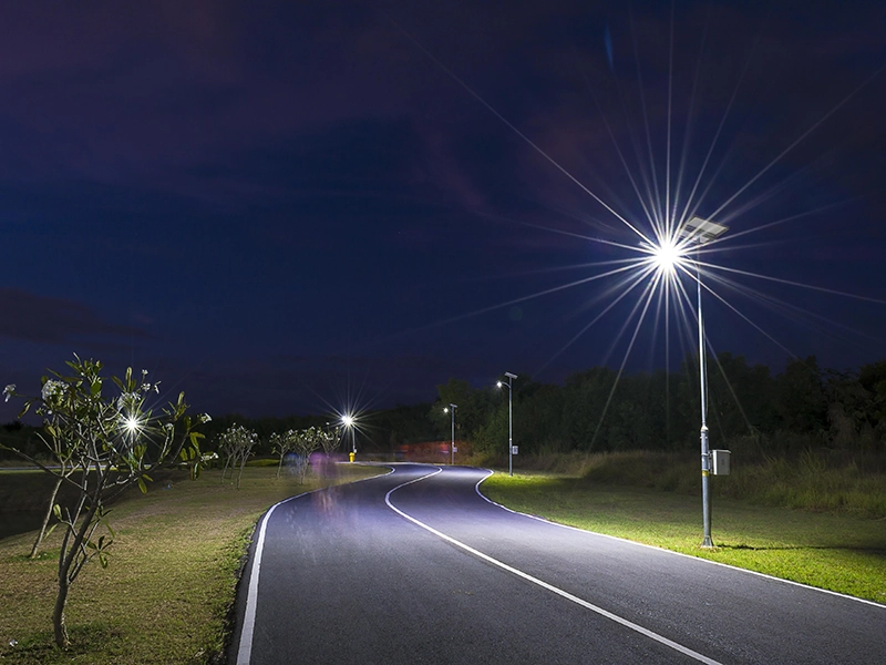 High power solar street light highway project Malaysia