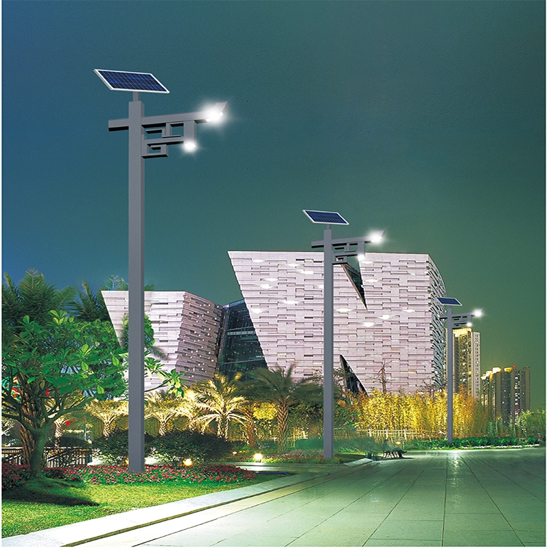 Octagonal tapered light pole