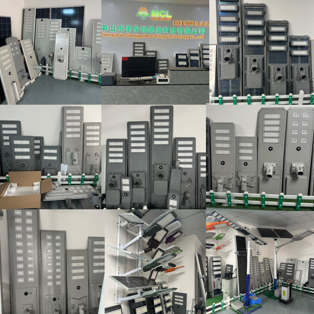 Internal LiFePO4 battery and MPPT controller for solar street light
