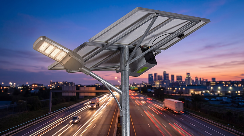 High power split type solar street light designed for highway illumination